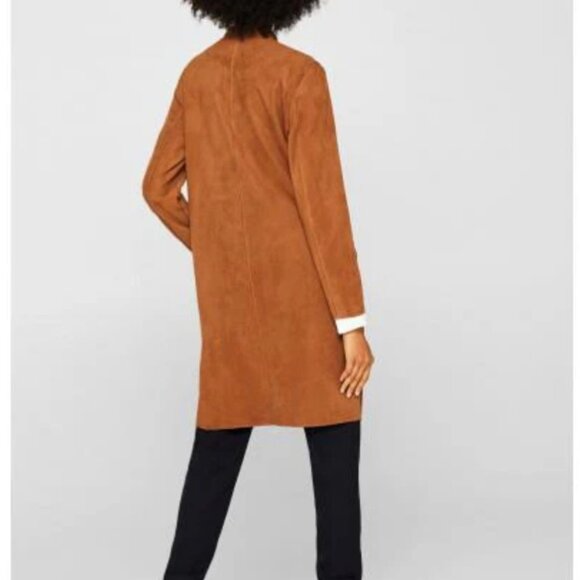 Esprit NWT Brown Faux Suede Jacket - Picture 12 of 15
